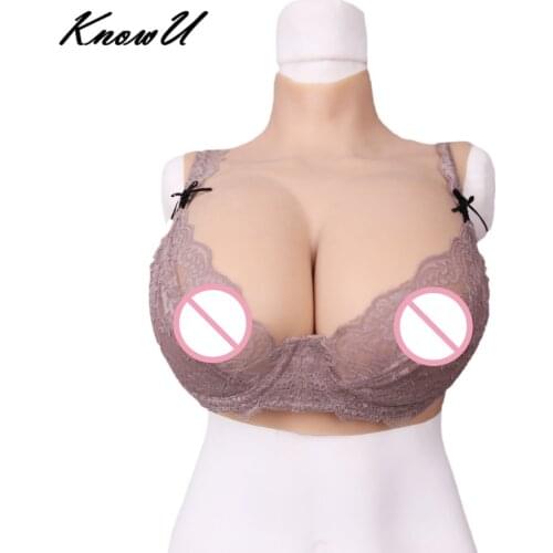 KnowU G Cup Breast Forms Realistic Silicone Gel Boobs Crossdresser Transgender Silikonbrustprothesen силиконовые формы груди