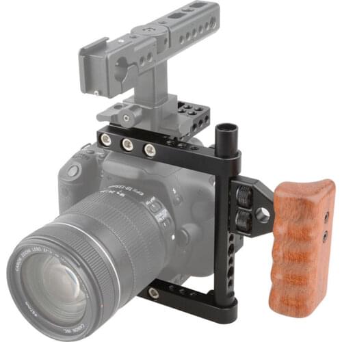 CAMVATE Camera Cage Rig For Canon 50D/40D/30D/6D/7D/7D/80D/90D/Mark11/5D Mark11/5DSR/5DS/Nikon D800/D7000/D7100/D610/Sony A99