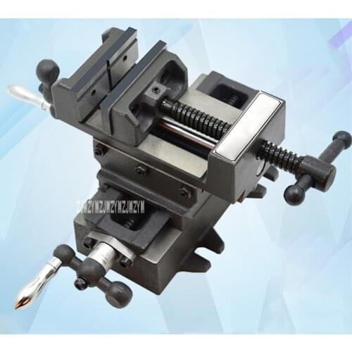 Multi-function Precision Cross Pliers Heavy Bench Vise Household Table Clamp 4 Inch Cross Vise For Drilling And Milling Machine