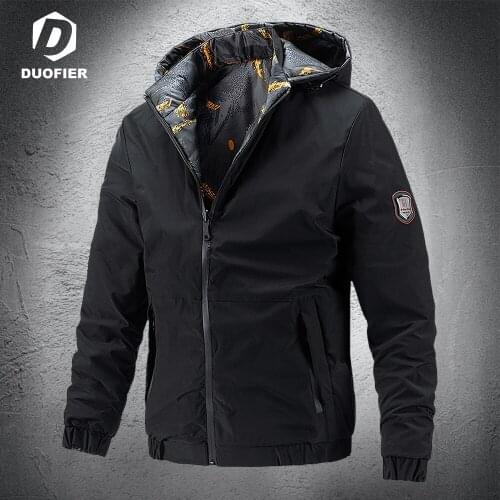 Casual Jacket Man Hooded Coat 2021 New Winter Autumn Mens Varsity Jackets Hip Hop Spring Autumn Long Sleeve Male Jacket Outwear