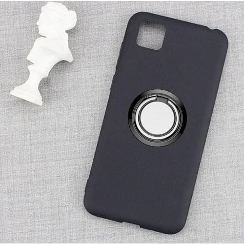 For Huawei Honor 9S Back Ring Holder Bracket Phone Case Cover Phone TPU Soft Silicone Cases for Huawei Y5p