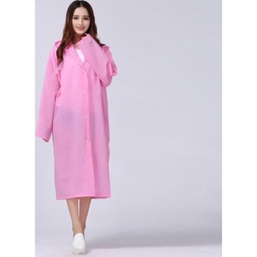 Outside Adult Raincoat Factory Wholesale Mens Fashion Translucent Frosted Thickened Raincoat Women