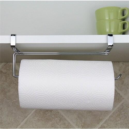 Non-folding single kitchen paper towel rack for toilet bathroom storage storage racks hanging paper towel holder stand