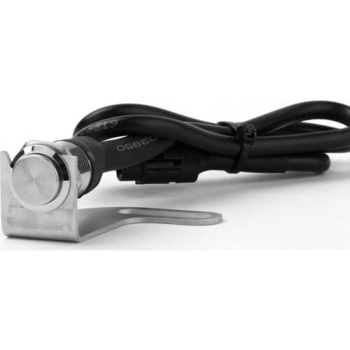 NEW Motorcycle Metal Buttons Waterproof Switch L Type Stainless Steel Switch Self-Locking Rearview Mirror