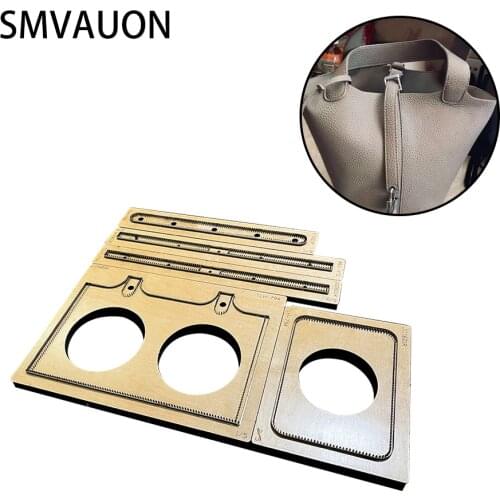 Large Package Knife Mold Bag Leather Tools Wood Die Cutting New Diy Wrapped Steel Die Suitable For Die-Cutting Machines