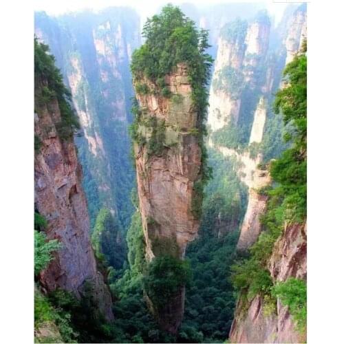 Landscape diamond embroidery painting mountain full mosaic tapestry painting by number diamond dotz wall art decor special gifts