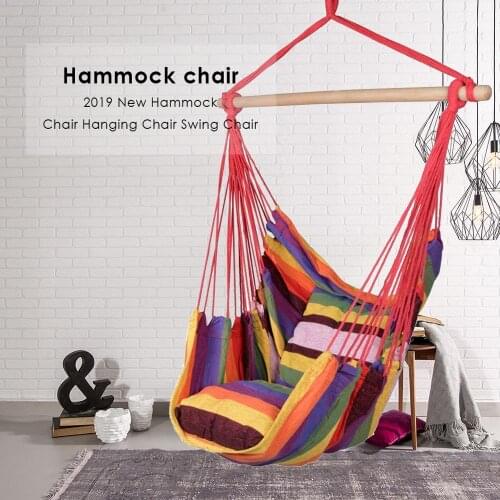 No Sticks Hanging Chair Hammock Portable Travel Camping Home Bedroom Swing Bed Lazy Chair Collapsible Garden