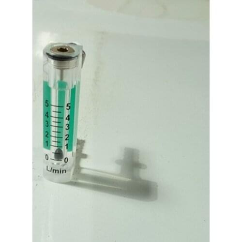 Air Oxygen gas flow meter flowmeter sensor counter caudalimetro flow indicator H=70mm LZQ-1 1-5LPM plastic with conectrator