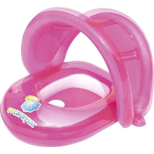 Pink 80 85 cm With Canopy Baby Float