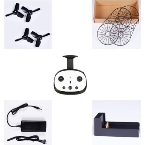 SIMTOO MOMENT Foldable Selfie Drone spare parts blade Protective (black) cover charger Charging stand remote controller etc