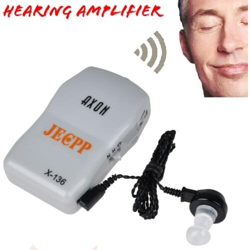 JECPP Hearing Aids Sound Amplifier Battery Powered Hearing Enhancement Device for Adults & Seniors