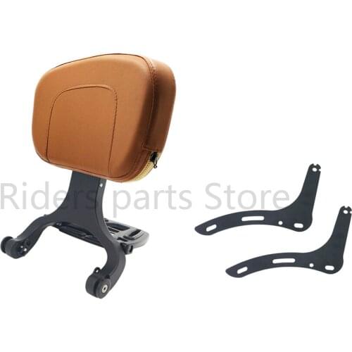 Motorcycle Backrest Multi-Purpose Driver Passenger Backrest with Folding Luggage Rack For Honda Rebel 300 Honda Rebel 500