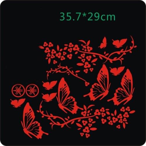 Bike Stickers Motorcycle Reflective Decals Motor trailer sheet metal DIY Stickers