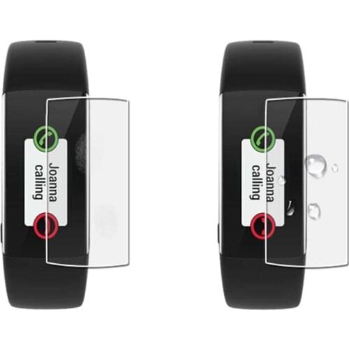 2Pcs Ultra Clear TPU Full Screen Protective Film Anti-shock Soft Film Protector Shield Film Skin For Polar A360 A370 Smart Watch