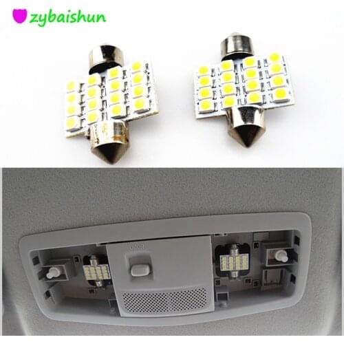 High Brightness White LED Reading Lights Dome Lamp For Mitsubishi ASX Outlander 2012 2013 2014 2015