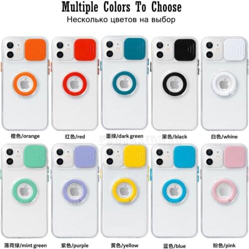Camera Lens Protective Case For iPhone 11 Pro SE 2020 8 7 Plus X XS XR 12 Mini Pro Max Transparent TPU Soft Cover Ring Holder