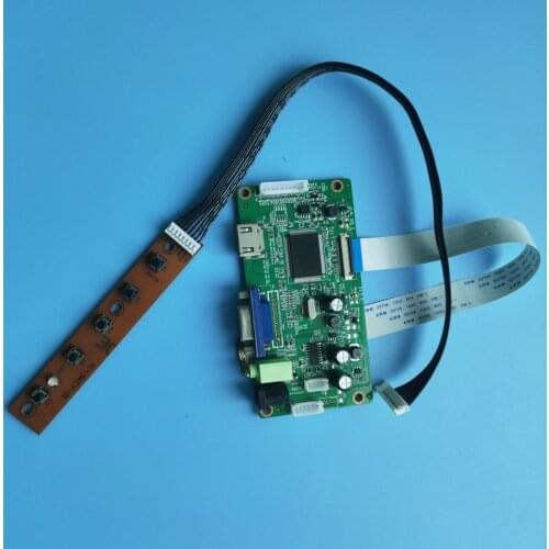 For N133BGE-EB1/E51/E01/VVX13F009G10 LCD EDP monitor 13.3" Controller board KIT VGA SCREEN display 1366×768 DRIVER LED 30pin
