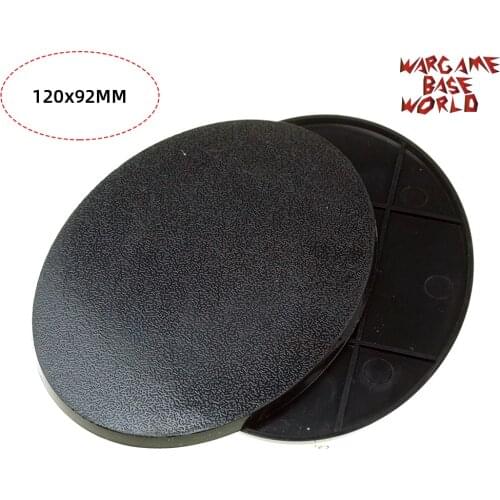 120x92mm oval bases Model Plastic Bases for games