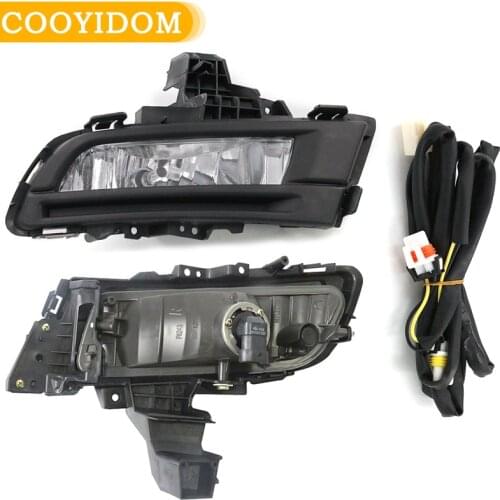 2PCS Car Front Bumper Fog Light Left and Right Anti-Fog Light For Mazda 3 M3 2003 2004 2005 2006 2007 2008 2009 car-styling