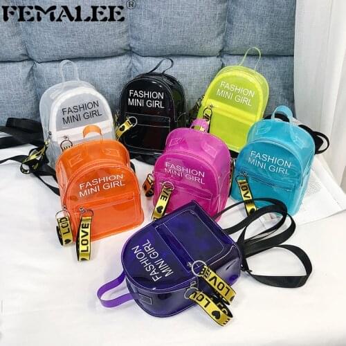 2019 Trendy New Women Jelly Sac Phone Bag Shoulder Bag Female Clear Mini Phone Messenger Bag Transparent Girls Crossbody Handbag