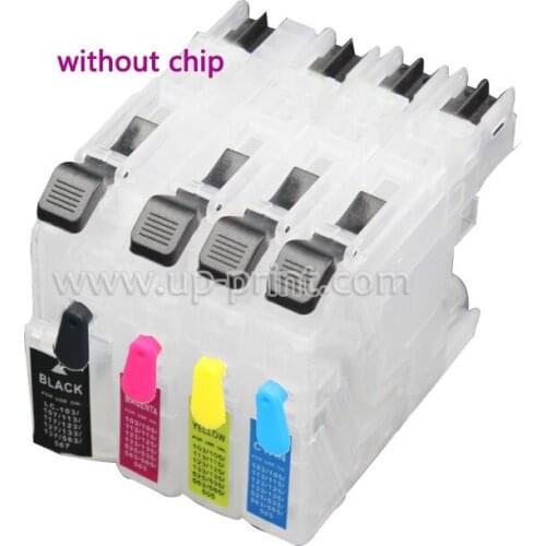 4pcs refillable ink cartridge For Brother LC133 LC135 LC137 for brother DCP-J4110DW,MFC-J4410DW,MFC-J4510DW,MFC-J4710DW