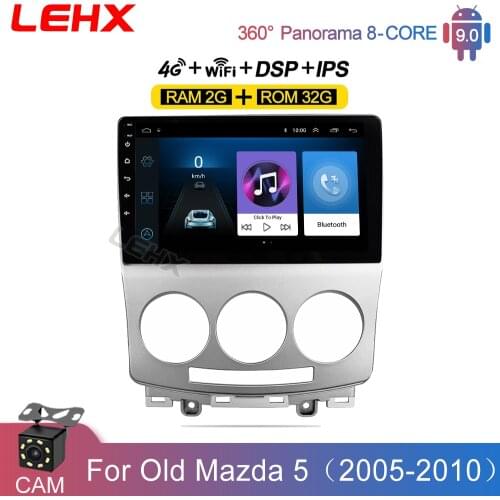 LEHX 2 din Android 4G LTE Autoraio audio RDS Car Radio Multimedia Video Player For Mazda 5 2005 2006-2010 CAR STEREO PLAYER