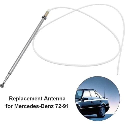 Unique Power Antenna Mast Car Ornaments Replacement Parts Portable for Mercedes Benz W124 W126 W201 W201 2018270001