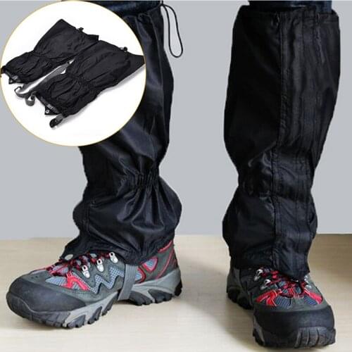 1pair waterproof breathable ski cover foot cover hiking waterproof waterproof snow leggings shoe cover leg sets foot cover