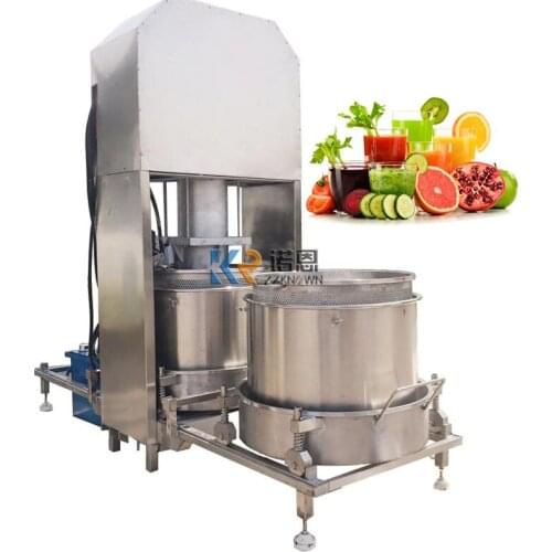 Double Tank Hydraulic Cold Honey Ginger Garlic Pressing Juicing Machine Fruit Vegetable Press Equipment Grape Juicer Extractor