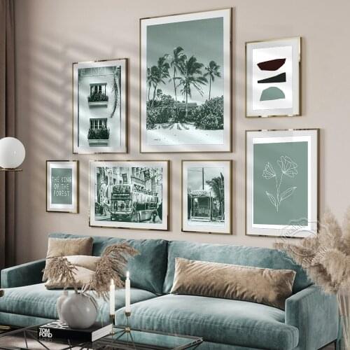 City Landscape Art Poster, The King Of The Forest Text Simple Art Prints, Modern Simple Abstract Home Decor Wall Art Picture