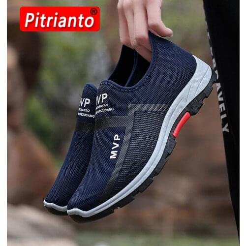 Summer Mesh Men Shoes Fashion Casual Walking Shoes Lightweight Men Sneakers Breathable Slip On Mens Loafers Zapatillas Hombre
