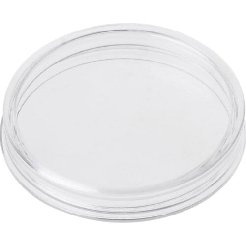 1 PC 38.6mm Round Acrylic Coin Capsule Clear Storage Holder For Silver Coin 1 oz Retailsale