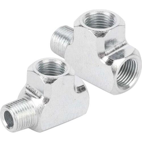 Oil-water Sensor Pressure Gauge And Adapter T Type Tee Pipe Fitting 1/8 Tee 3 Way