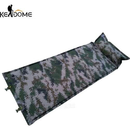 Outdoor Single TPU Camouflage Automatic Inflatable Cushion Spliced Inflatable Cushion Inflatable Moisture Proof Cushion X678D