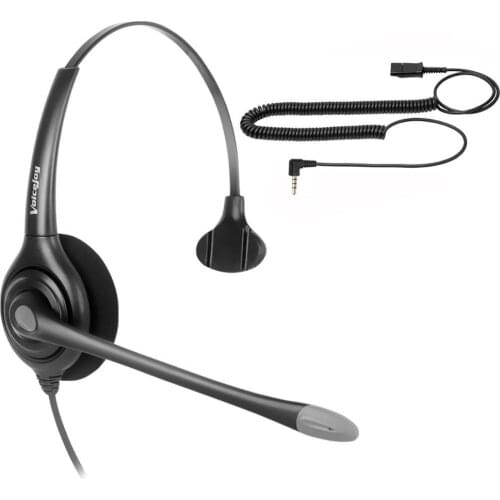 Call center headphones QD (Quick Disconnect) headset with single 3.5mm plug for laptop,Smartphone,mobile phone,PC