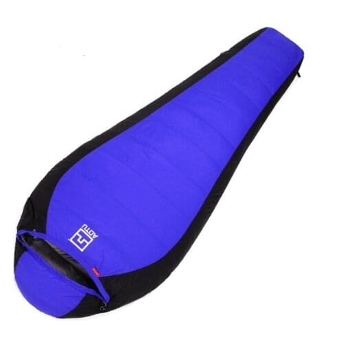 Autumn and winter outdoor single stitching sleeping bag ultra light thick AT6102