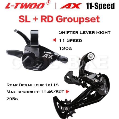 LTWOO AX 1x11 Speed Groupset Shift Lever and Rear Derailleur Long cage for MTB 46T 50T 11v switch compatible SHIMANO sram