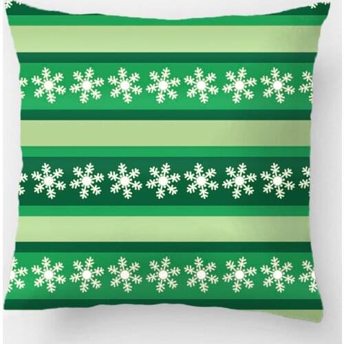 Christmas Stripes Polka Dots Snowflakes Throw Pillow Case Decorative Cushion Cover Pillowcase Customize Gift By Lvsure For Seat