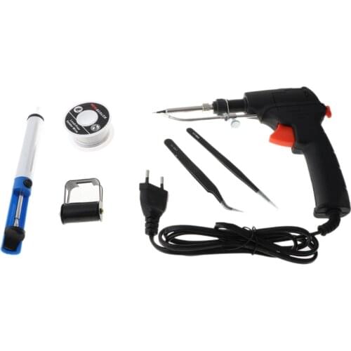 110V/220V 60W US/EU Plug Hand-held Internal Heating Soldering Iron Welder Tin Soldering Repair Tool Soldering Welding Kit