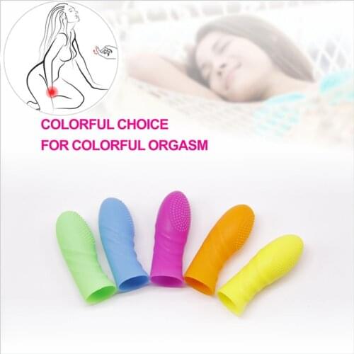 Finger Sleeve Vibrator Silicone G Spot Stimulating Massage Vibrator Masturbator Sex Toys for Women Lesbian Orgasm Adult Product