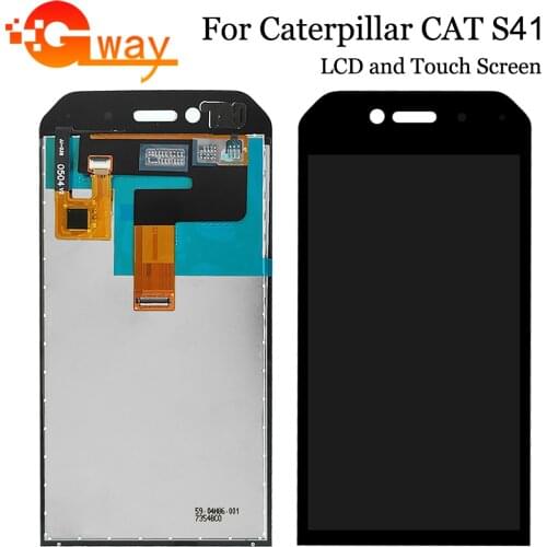 5.0" For Caterpillar CAT S41 LCD Display+Touch Screen Digitizer Assembly For Cat S41 LCD Touch Panel Parts Replacement + Tools