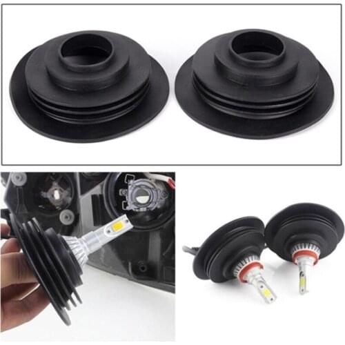 1/2 Pcs Car LED Headlight Rubber Dust Cover Sealing Cover Cap Motorcycle Lamp Waterproof Dustproof