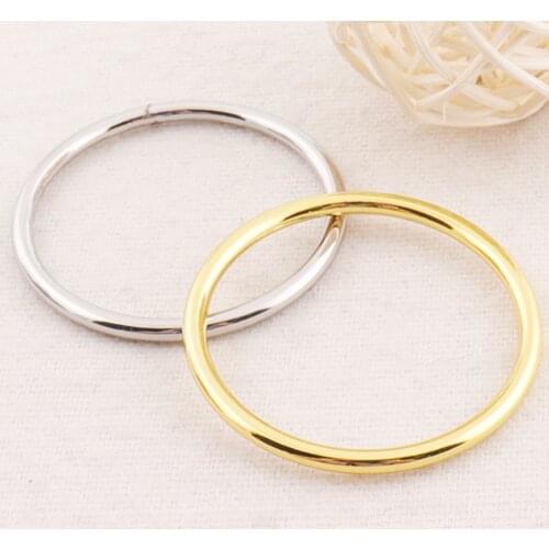 10 PCS Silver/Gold O rings 1.5" Buckles Webbing Strap Collar Leather Belt Clasp Harness Handbag Purse Straps O ring-38MM