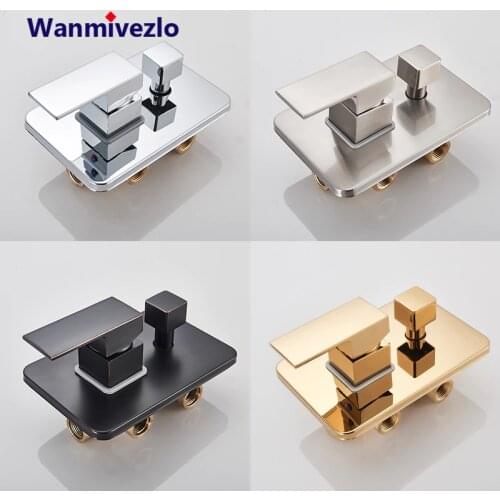 2/3 Ways Bathroom Accessories Bathroom Shower Mixer Valve Single Handle Wall Mount Para Hot Cold Water Shower Faucet Cartridge