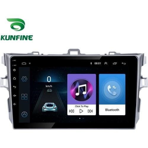 Car Radio Toyota COROLLA 07-13 Octa Core Android 10.0 Car DVD GPS Navigation Player Deckless Car Stereo Free External microphone