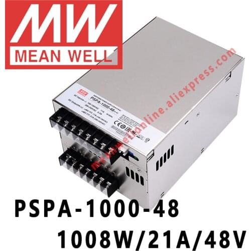 Mean Well PSPA-1000-48 meanwell 48VDC/21A/1008W with PFC and Parallel Function Power Supply online store