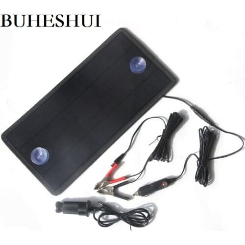 BUHESHUI 12W 18V 12V 5VSolar Panel Charger For Mobile Phone Power Bank Solar Car Charger 12V Battery Charger Free Shipping