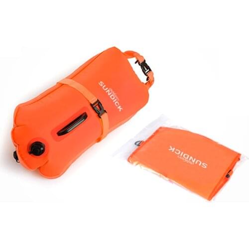 Swim Buoy Dry Bag For Swimmers Waterproof Swimming Storage Bag Three-layer Double-airbag Summer Swimming Pool Swim Buoy