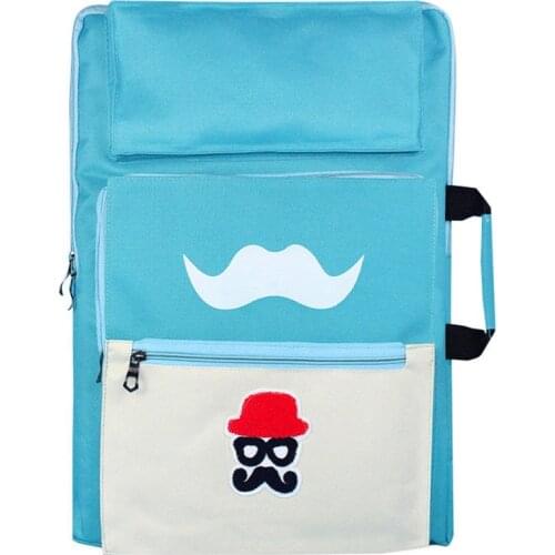 A3 Kids Art Bag For Drawing Board Paint Set Travel Sketch Bag for Canvas Painting Art Supplies For Children Backpack Artist