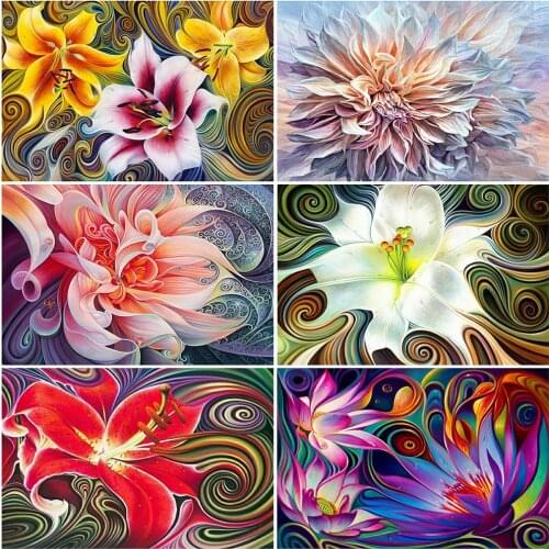 EverShin Diamond Painting Full Square Flower DIY Diamond Embroidery Lily Picture Of Rhinestones Mosaic 5D Wall Art